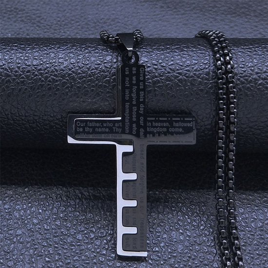 Donley - Ketting - cross- kruis - jesus - cubaans - don - black - zwart - thy kingdom come
