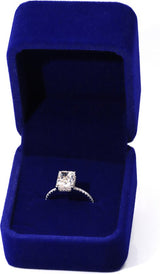 Donley - Trouwring - damesring - verlovingsring - diamanten ring - Emerald-cut - ring met diamant - labgrade diamant - diamanten trouwring - VVS diamant - 3ct - radiant cut - OP MAAT GEMAAKT!