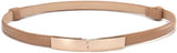 Jurkriem bruin - Riem voor jurk - Tailleriem - Luxe Tailleriem - Ceintuur - Goud Kleurig - Riem voor Om De Taille/Middel - Omslag Riem - Dames Jurk Accessoire - Damesriem