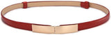 Jurkriem rood - Riem voor jurk - Tailleriem - Luxe Tailleriem - Ceintuur - Goud Kleurig - Riem voor Om De Taille/Middel - Omslag Riem - Dames Jurk Accessoire - Damesriem