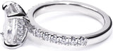 Donley - Trouwring - damesring - verlovingsring - diamanten ring - Emerald-cut - ring met diamant - labgrade diamant - diamanten trouwring - VVS diamant - 3ct - radiant cut - OP MAAT GEMAAKT!