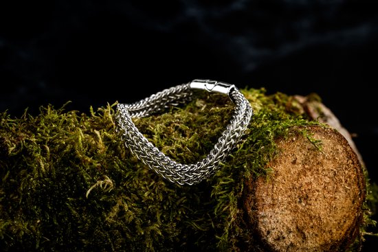 Donley Geweven Schakelarmband Heren - Cubaans