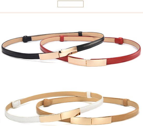 Jurkriem bruin - Riem voor jurk - Tailleriem - Luxe Tailleriem - Ceintuur - Goud Kleurig - Riem voor Om De Taille/Middel - Omslag Riem - Dames Jurk Accessoire - Damesriem