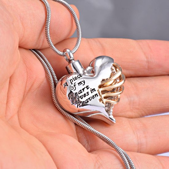 Donley As Ketting Vader - Urn Hanger - Zilverkleurig