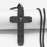 Donley - Ketting - cross- kruis - jesus - cubaans - don - Black - zwart - thy kingdom come - wide