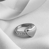 Donley - As ring - urn ring - crematie ring - gedenkring - urn - hart - dieren - ring voor as - memorial ring - ring overledene - ring voor gecremeerd as - Rouwsieraden - As hangers - As-hangers - Asring - persoonlijk gedenksieraden - 8