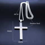 Donley - Ketting - cross- kruis - jesus - cubaans - don - Zilver - silver - small - thy kingdom come