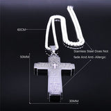Donley - Ketting - cross- kruis - jesus - cubaans - don - Black - zwart - thy kingdom come - wide