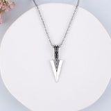 Donley - Holy Arrow - Cubaanse speerpunt - Punk ketting - Rock ketting- Speerpunt ketting - Gothic - non binair - vintage triangle - hiphop - punk - Punk Arrow Pendant Necklaces - Silver Arrow
