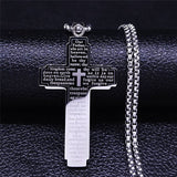 Donley - Ketting - cross- kruis - jesus - cubaans - don - zilver - silver - thy kingdom come - wide