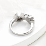 Donley - As ring - urn ring - crematie ring - gedenkring - urn - hart - dieren - ring voor as - memorial ring - ring overledene - ring voor gecremeerd as - Rouwsieraden - As hangers - As-hangers - Asring - persoonlijk gedenksieraden - Wing asring