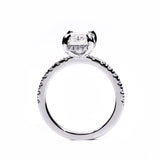 Donley - Trouwring - damesring - verlovingsring - diamanten ring - Emerald-cut - ring met diamant - labgrade diamant - diamanten trouwring - VVS diamant - 3ct - radiant cut