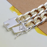Donley - Armband voor mannen - Cubaans armband - Heren armband - cubanstyle - Zilveren heren armband - Gouden mannen armband - schakelarmband - schakelarmband heren - 20 cm - Goud/zilver armband