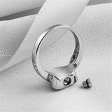 Donley - As ring - urn ring - crematie ring - gedenkring - urn - hart - dieren - ring voor as - memorial ring - ring overledene - ring voor gecremeerd as - Rouwsieraden - As hangers - As-hangers - Asring - persoonlijk gedenksieraden - 8