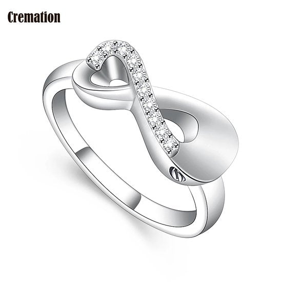 Donley As Ring Zilver - Gedenkring - Maat 52-60