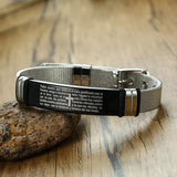 Donley - Bijbel armband - holy armband - heilige tekst armband - our father - padre nuestro que es tas - cubaans - don - Black - zwart - thy kingdom come - ES