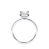 Donley - Trouwring - damesring - verlovingsring - diamanten ring - Emerald-cut - ring met diamant - labgrade diamant - diamanten trouwring - VVS diamant - 3ct - radiant cut - OP MAAT GEMAAKT!
