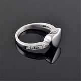 Donley - As ring - urn ring - crematie ring - gedenkring - urn - hart - dieren - ring voor as - memorial ring - ring overledene - ring voor gecremeerd as - Rouwsieraden - As hangers - As-hangers - Asring - persoonlijk gedenksieraden - 8