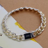 Donley - Armband voor mannen - Cubaans armband - Heren armband - cubanstyle - Zilveren heren armband - Gouden mannen armband - schakelarmband - schakelarmband heren - 20 cm - Goud/zilver armband