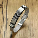 Donley - Bijbel armband - holy armband - heilige tekst armband - our father - padre nuestro que es tas - cubaans - don - Black - zwart - thy kingdom come - ES