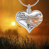 Donley - As ketting - urn ketting - crematie ketting - gedenkketting - urn - hart - dieren - ketting voor as - memorial ketting - ketting overledene - ketting voor gecremeerd as - Rouwsieraden - As hangers - As-hangers - persoonlijk gedenksieraden