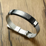 Donley - Bijbel armband - holy armband - heilige tekst armband - our father - padre nuestro que es tas - cubaans - don - Black - zwart - thy kingdom come - ES