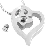 Donley - As ketting - urn ketting - crematie ketting - gedenkketting - urn - hart - dieren - ketting voor as - memorial ketting - ketting overledene - ketting voor gecremeerd as - Rouwsieraden - As hangers - As-hangers - persoonlijk gedenksieraden