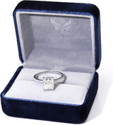Donley - Trouwring - damesring - verlovingsring - diamanten ring - Emerald-cut - ring met diamant - labgrade diamant - diamanten trouwring - VVS diamant - 3ct - radiant cut