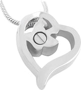 Donley - As ketting - urn ketting - crematie ketting - gedenkketting - urn - hart - dieren - ketting voor as - memorial ketting - ketting overledene - ketting voor gecremeerd as - Rouwsieraden - As hangers - As-hangers - persoonlijk gedenksieraden