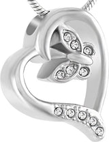 Donley - As ketting - urn ketting - crematie ketting - gedenkketting - urn - hart - dieren - ketting voor as - memorial ketting - ketting overledene - ketting voor gecremeerd as - Rouwsieraden - As hangers - As-hangers - persoonlijk gedenksieraden