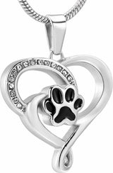 Donley - As ketting - urn ketting - crematie ketting - gedenkketting - urn - hart - dieren - ketting voor as - memorial ketting - ketting overledene - ketting voor gecremeerd as - Rouwsieraden - As hangers - As-hangers - persoonlijk gedenksieraden