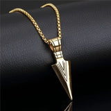 Donley Holy Arrow Speerpunt Ketting - Goudkleurig - 55 cm